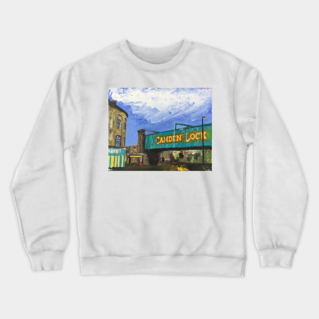 Camden Lock, Dusk, London Crewneck Sweatshirt by golan22may